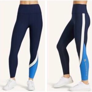 Peloton “Together We Go Far” High Waist Navy Leggings Size Large